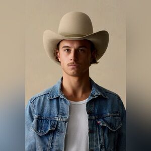 Vintage Akubra Australia Woomera Imperial Quality Pure Fur Felt Cowboy Hat 56